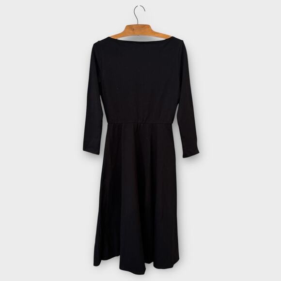 Reformation Wiley Long Sleeve Cotton Jersey Dress Size Medium - Picture 2 of 8